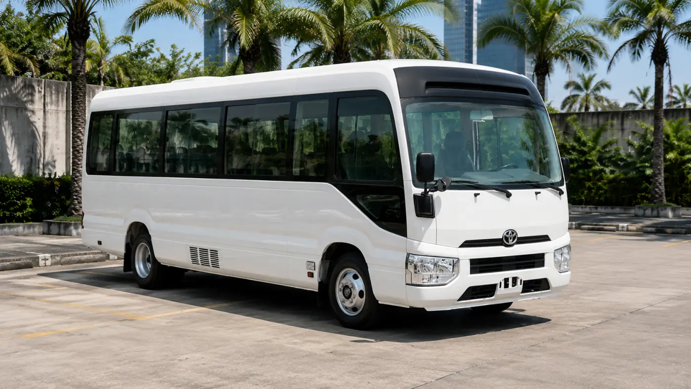 Toyota Coaster rental